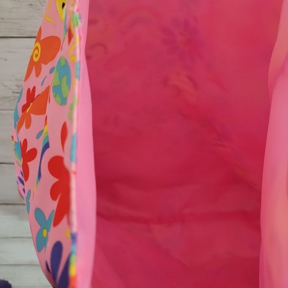 Estee Lauder Hattie Stewart Tote Bag Fun Print Beach Bag - Picture 5 of 11